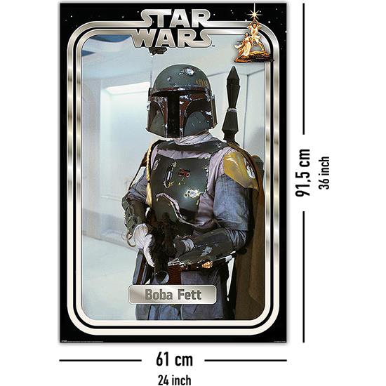 Star Wars: Boba Fett Retro Packaging Plakat