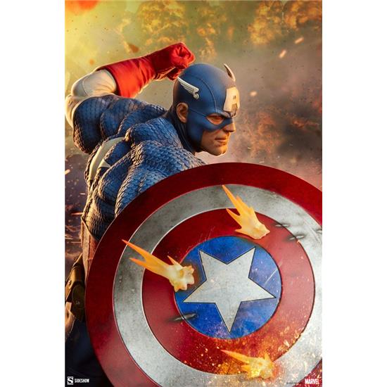 Captain America: Captain America Marvel Premium Format Statue 53 cm