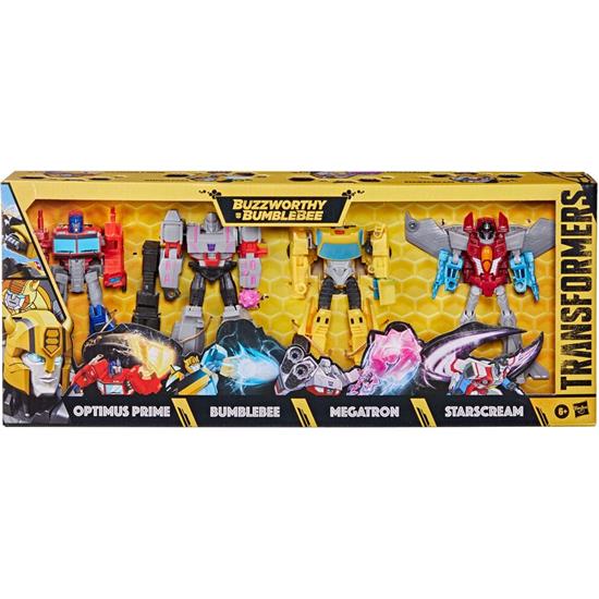 Transformers: Bumblebee Warriors Buzzworthy Action Figure 4-Pack 14 cm