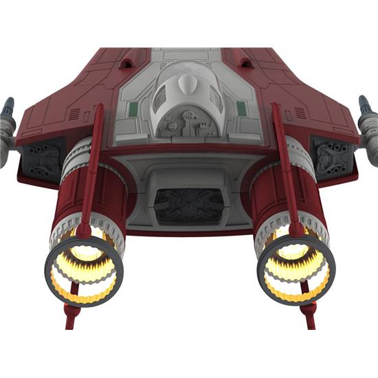 Star Wars: Samlesæt af Resistance A-Wing Fighter Rød med Lys og Lyd
