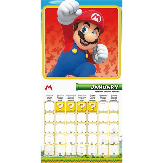 Super Mario Bros.: Super Mario Kalender 2022