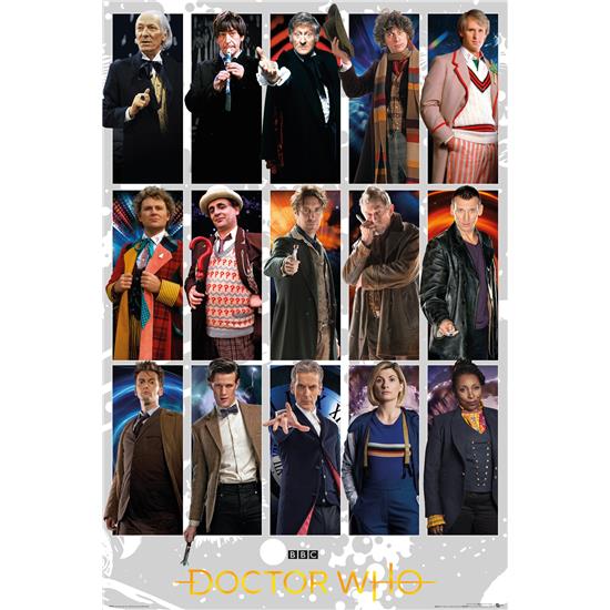 Doctor Who: Doctors Collage Plakat