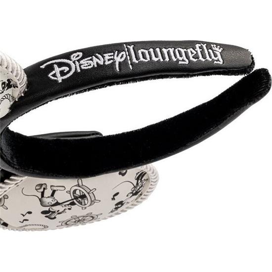 Steamboat Willie: Steamboat Willie Ears Bow Rope Piping Hårbånd by Loungefly