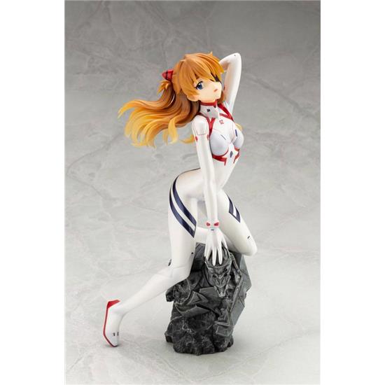 Manga & Anime: Asuka Shikinami Langley White Plugsuit Ver. Statue 1/6 23 cm