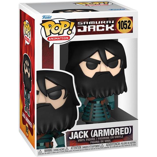Samurai Jack: Armored Jack POP! Animation Vinyl Figur (#1052)
