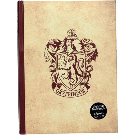 Harry Potter: Gryffindor Notesbog med Lys
