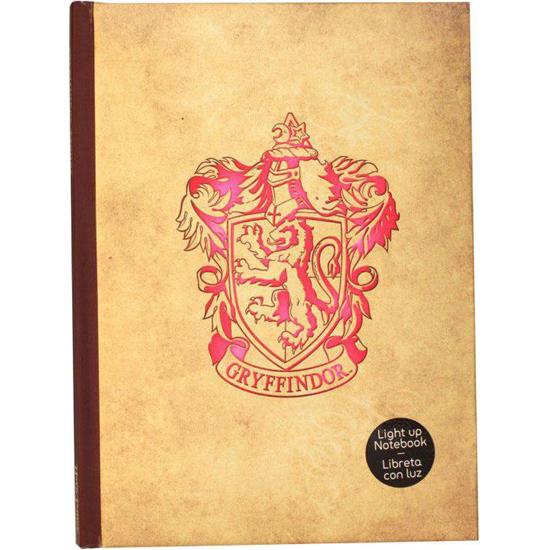 Harry Potter: Gryffindor Notesbog med Lys