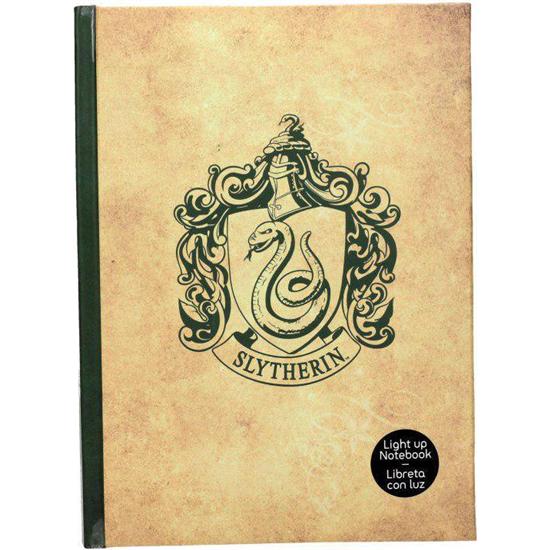 Harry Potter: Slytherin Notesbog med Lys