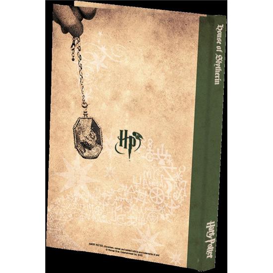 Harry Potter: Slytherin Notesbog med Lys