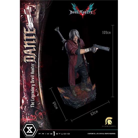 Devil May Cry: Dante Black Label Statue 1/2 109 cm