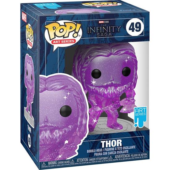 Infinity Saga: Thor (Purple) POP! Artist Series Vinyl Figur (#49)