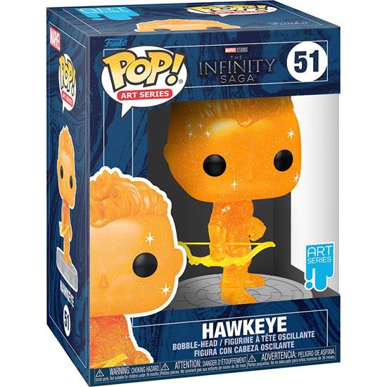 Infinity Saga: Hawkeye (Orange) POP! Artist Series Vinyl Figur (#51)