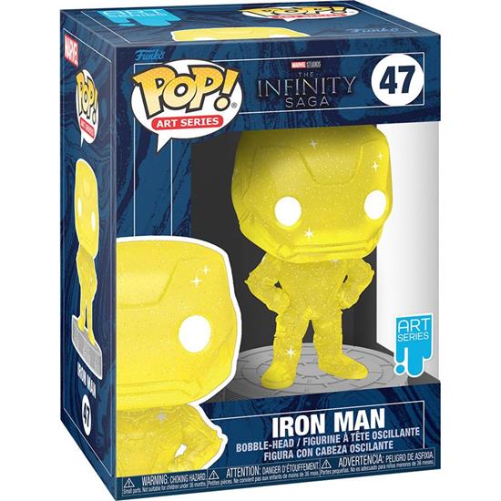 Infinity Saga: Iron Man (Yellow) POP! Artist Series Vinyl Figur (#47)
