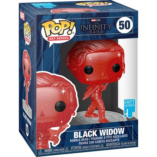 Infinity Saga: Black Widow (Red) POP! Artist Series Vinyl Figur (#50)