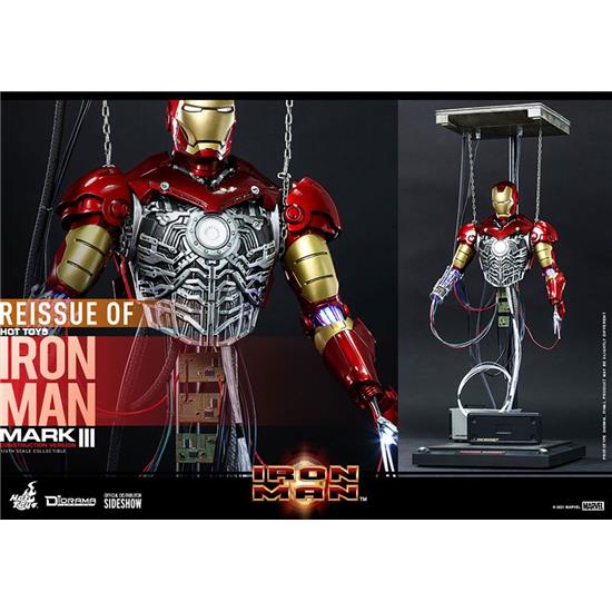 Iron Man: Iron Man Mark III (Construction Version) Movie Masterpiece Action Figure 1/6 39 cm