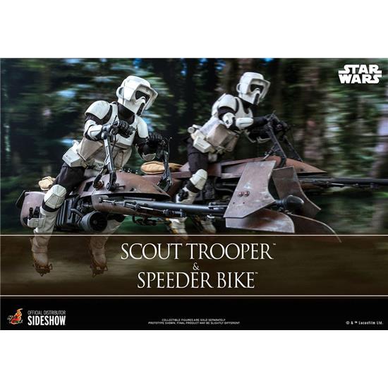 Star Wars: Scout Trooper & Speeder Bike Action Figure 1/6 30 cm