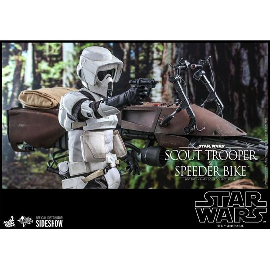 Star Wars: Scout Trooper & Speeder Bike Action Figure 1/6 30 cm