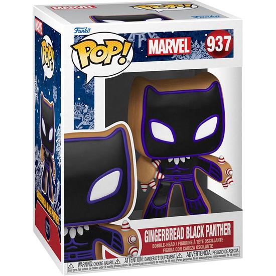 Marvel: Gingerbread Black Panther POP! Holiday Vinyl Figur (#937)