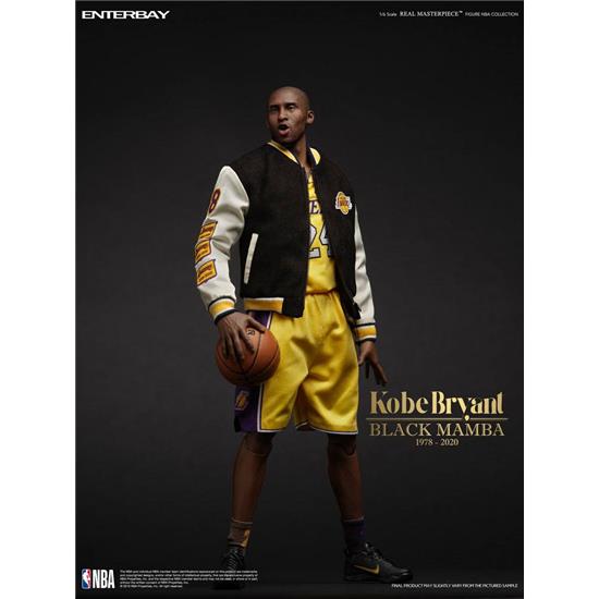 NBA: Kobe Bryant (Black Mamba) Real Masterpiece Action Figure 1/6 33 cm