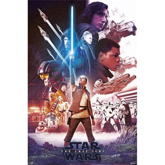 Star Wars: Blue Lightsaber Plakat