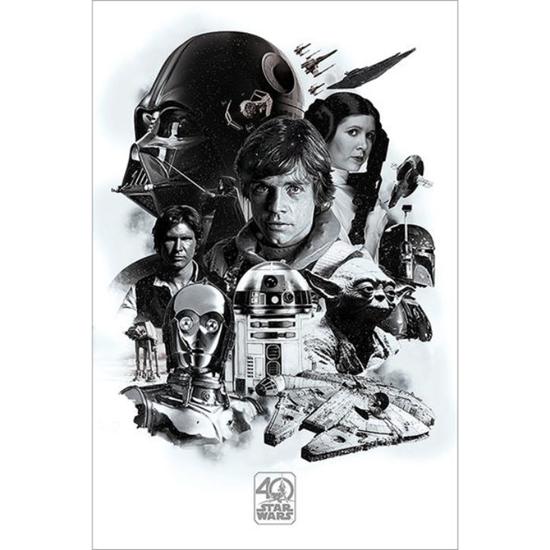Star Wars: 40th Anniversary Montage Plakat
