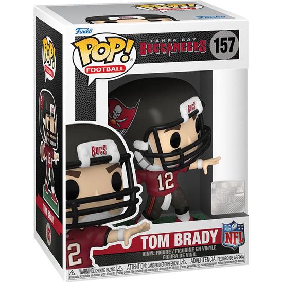 NFL: Tom Brady Home Uniform (Bucs) POP! Football Vinyl Figur (#157)