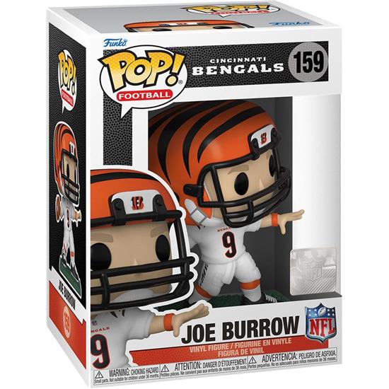 NFL: Joe Burrow Home Uniform (Bengals) POP! Football Vinyl Figur (#159)