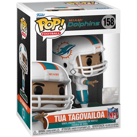 NFL: Tua Tagovailoa Home Uniform (Dolphins) POP! Football Vinyl Figur (#158)