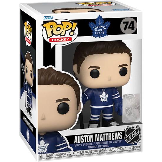 NHL: Auston Matthews Home Uniform (Toronto Maple Leafs) POP! Hockey Vinyl Figur (#74)