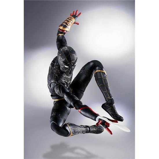 Spider-Man: Spider-Man Black & Gold Suit (Special Set) S.H. Figuarts Action Figure 15 cm