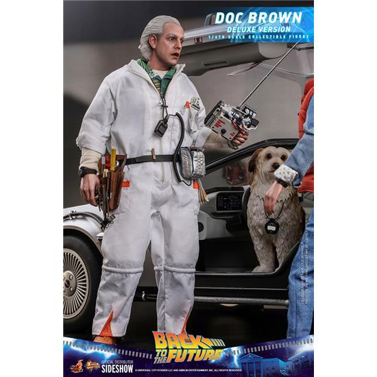 Back To The Future: Doc Brown (Deluxe Version) Movie Masterpiece Action Figure 1/6 30 cm