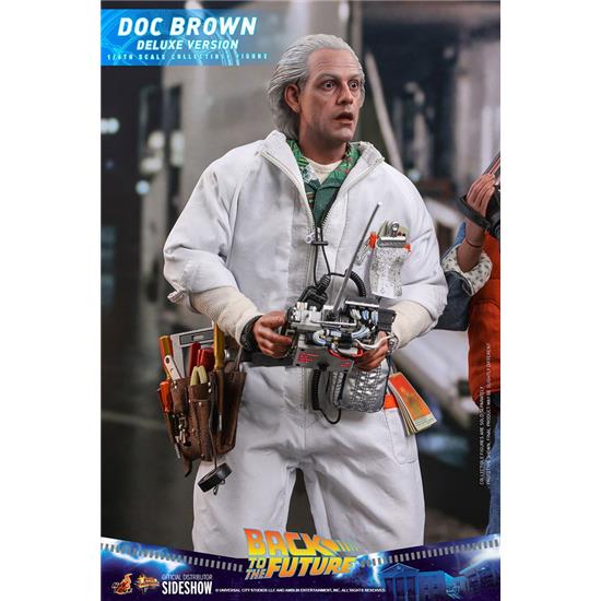 Back To The Future: Doc Brown (Deluxe Version) Movie Masterpiece Action Figure 1/6 30 cm