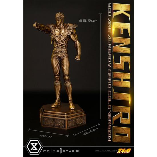 Manga & Anime: Kenshiro You Are Already Dead Gold Version Statue 1/4 69 cm