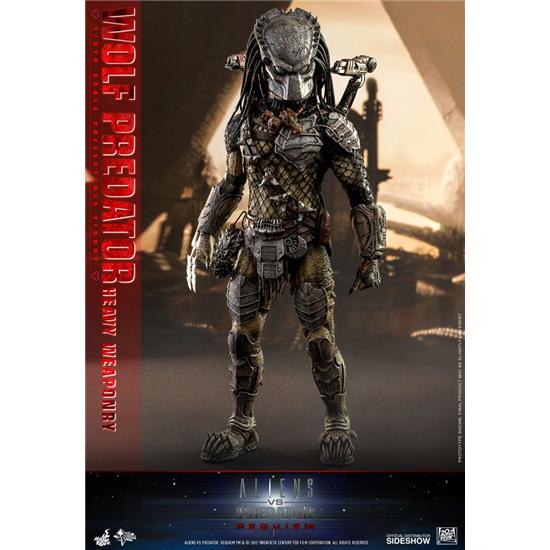 Predator: Wolf Predator - Heavy Weaponry Movie Masterpiece Action Figur 1/6