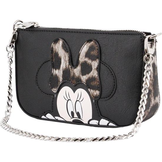 Disney: Minnie Mouse Classic Shoulder Bag with Metal Chain