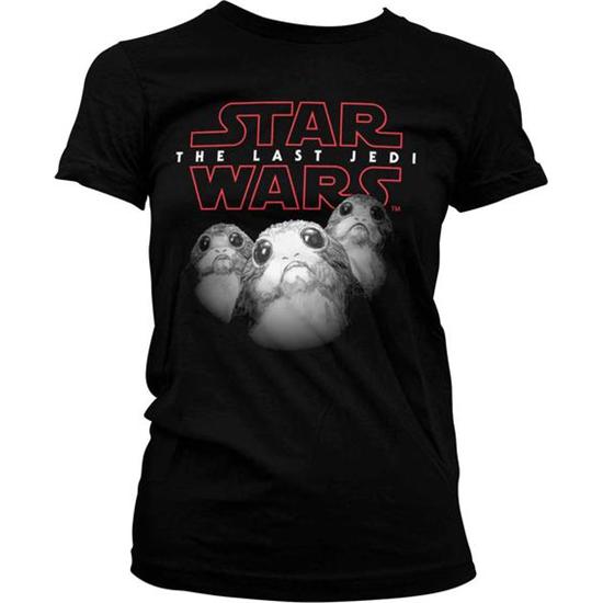 Star Wars: Star Wars Episode VIII Porgs T-Shirt (damemodel)