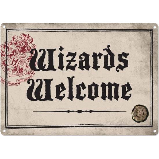 Harry Potter: Wizards Welcome Tin Skilt