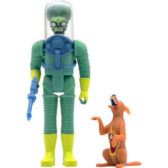 Mars Attacks: Mars Alien with Gun and Burning Dog ReAction Figure