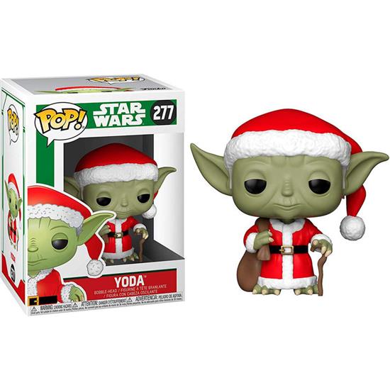 Star Wars: Yoda as Santa Holiday POP! Vinyl Figur (#277)