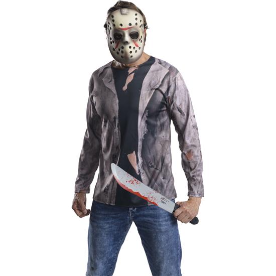 Friday The 13th: Jason Voorhees Kostume Sæt med Skjorte