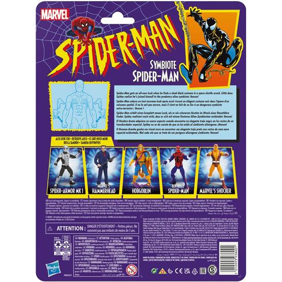 Spider-Man: Symbiote Spider-Man Marvel Legends Series Action Figure 15 cm