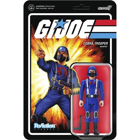GI Joe: Cobra Trooper Y-back (Pink) ReAction Action Figure 10 cm