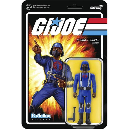 GI Joe: Cobra Trooper H-back (Brown) ReAction Action Figure 10 cm