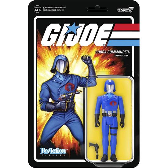 GI Joe: Cobra Commander ReAction Action Figure 10 cm