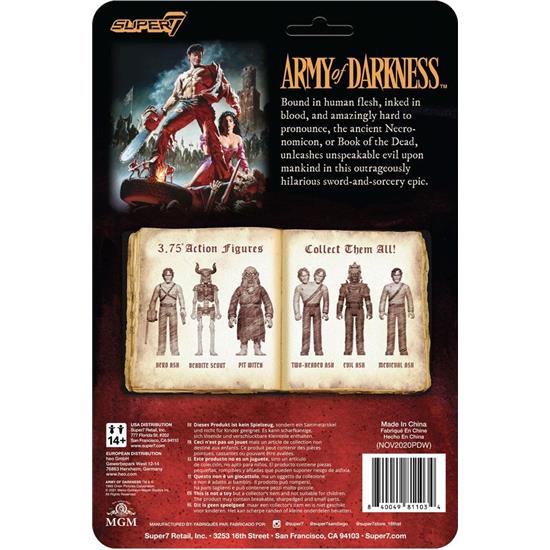 Army of Darkness: Medieval Ash (Midnight) ReAction Action Figure 10 cm