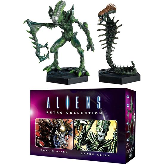 Alien: Aliens Retro 2-Pak Figur Sæt Mantis Alien og Snake Alien