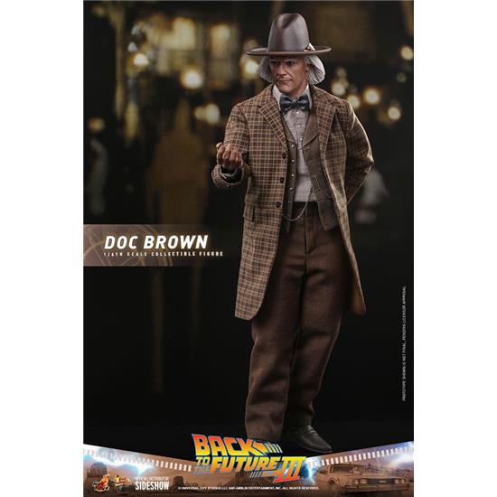 Back To The Future: Doc Brown Movie Masterpiece Action Figure 1/6 32 cm