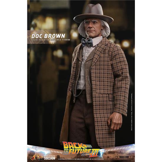Back To The Future: Doc Brown Movie Masterpiece Action Figure 1/6 32 cm