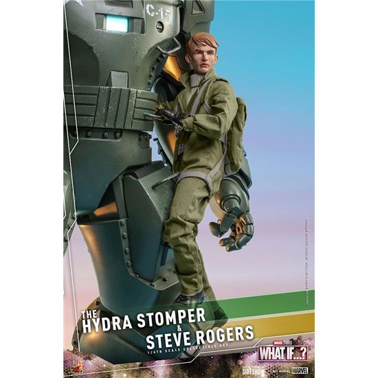 What If...: Steve Rogers & The Hydra Stomper Action Figures 1/6 28 - 56 cm