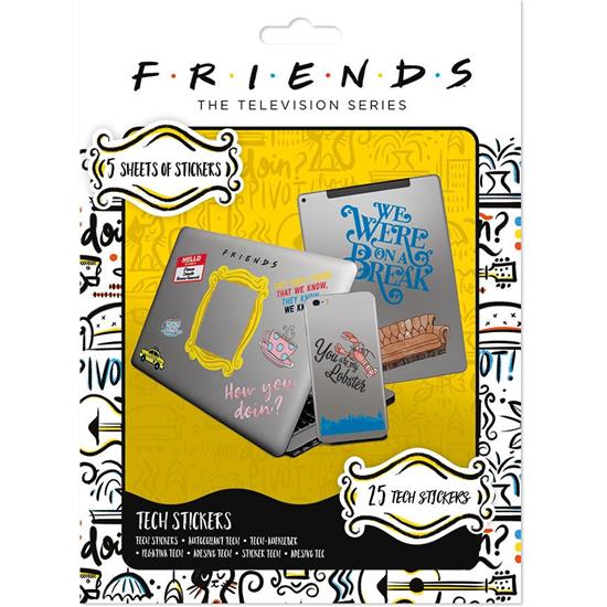 Friends: Friends Tech Stickers 25 Klistermærker